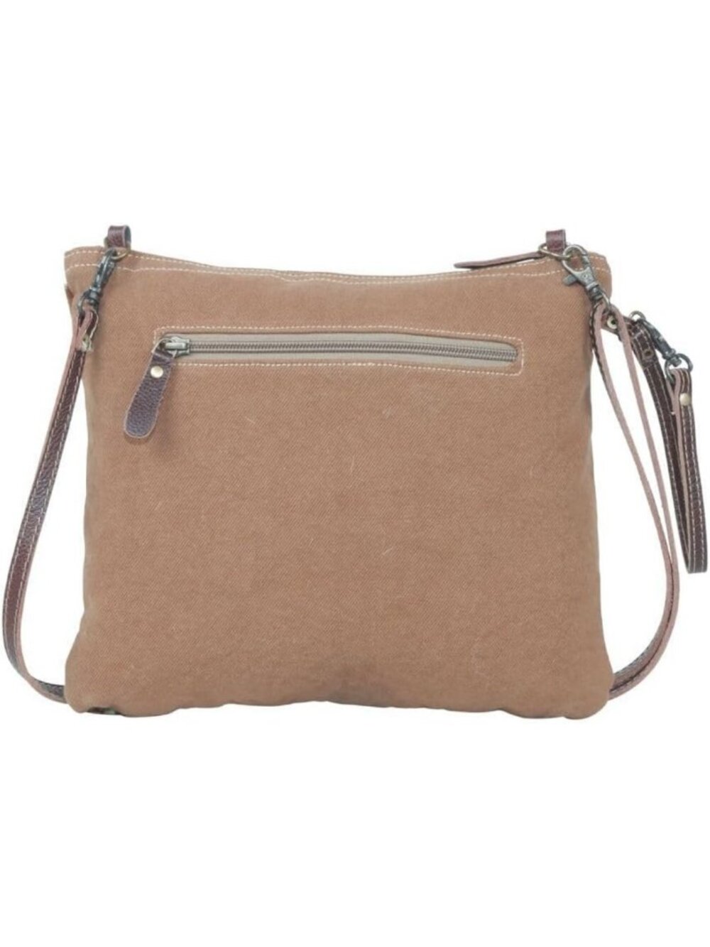 Stylish Cowhide Cowgirl Purse with Leather Strap & Paisley Pattern - Western Bag - Picture 4 of 7